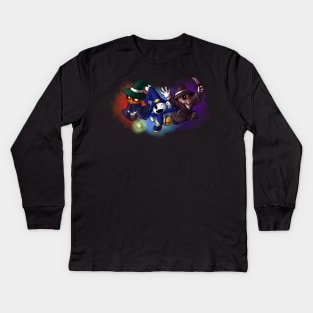 Hee-re Comes the Petite Jack Bros, Ho! Kids Long Sleeve T-Shirt